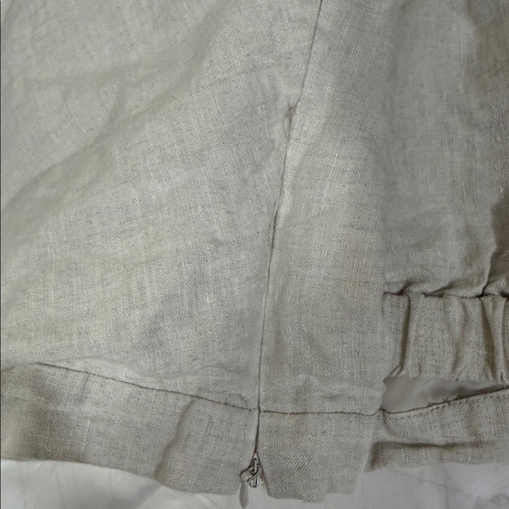 Leyden 100% Linen Cami Crop Top NWOT Size M - Picture 6 of 9